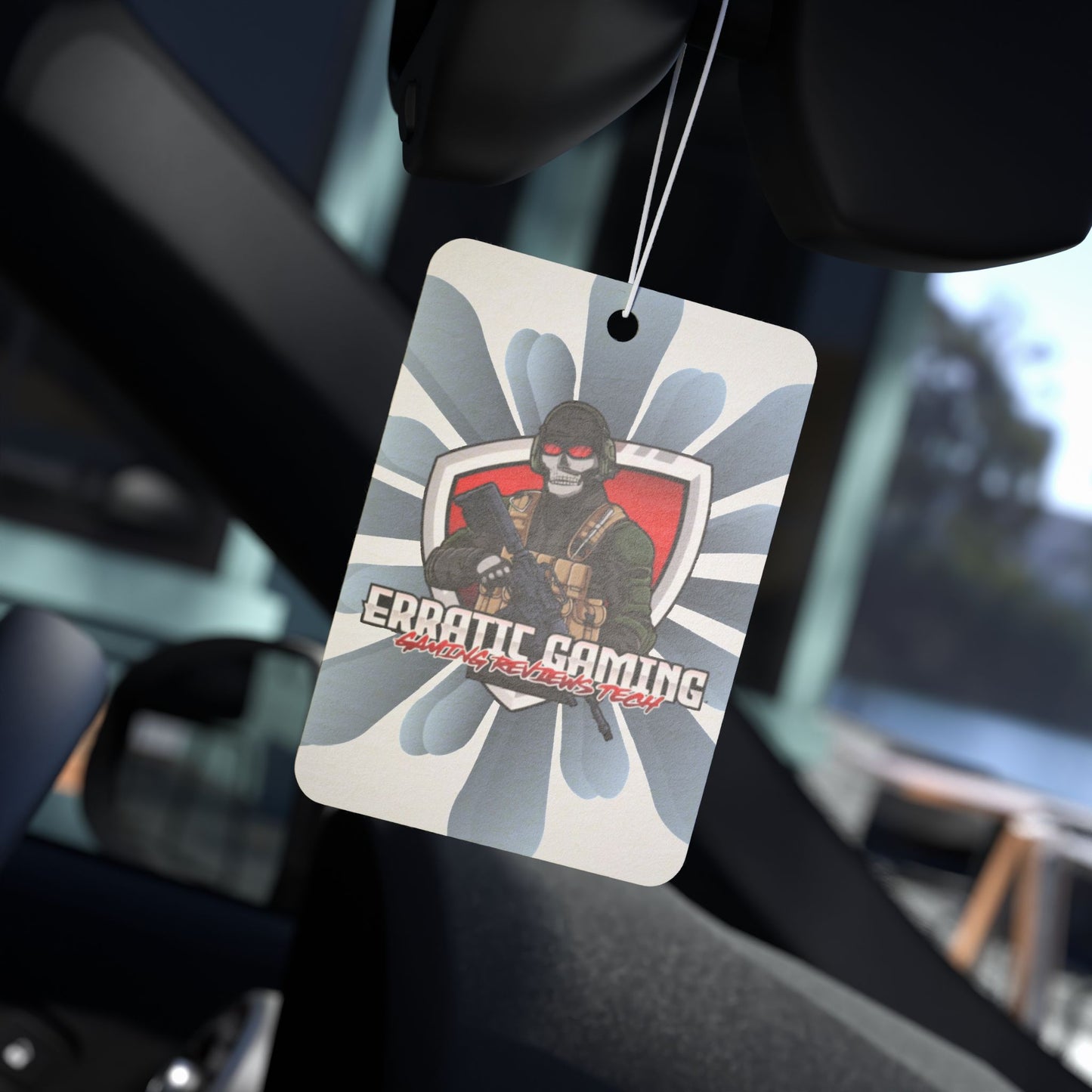 Erratic Gaming Car Air Freshener – Perfect for Gamers!